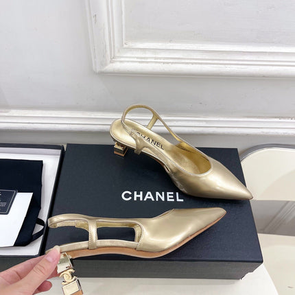 CHANEL 26S POINTED TOE HIGH HEELS 55 MM IN BLACK SUEDE