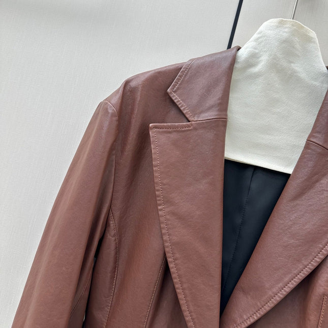BALENCIAGA 26S LEATHER JACKET 222